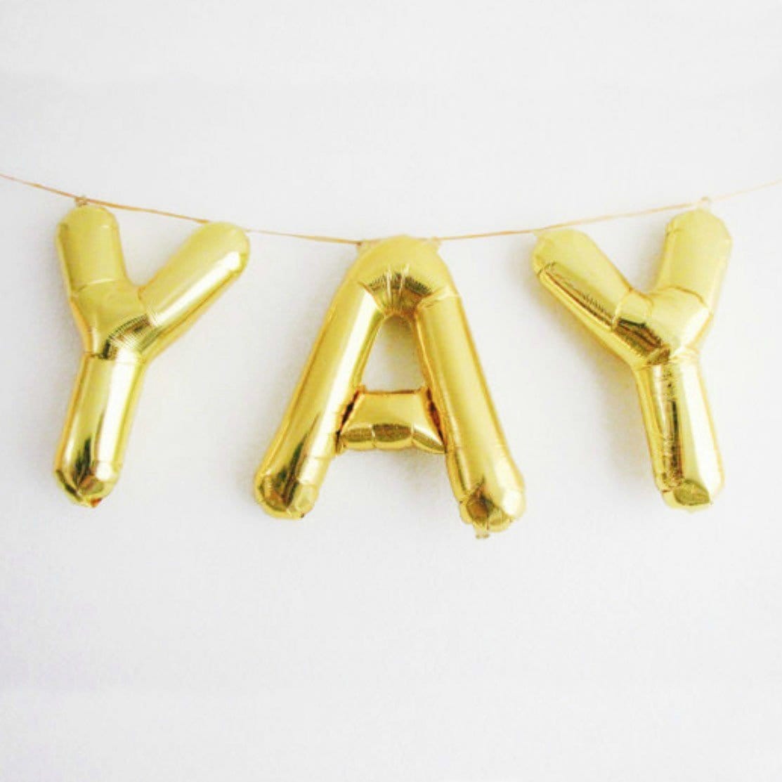 Balloon Letters | 16" Gold Balloon Letters | Online Balloonery Northstar