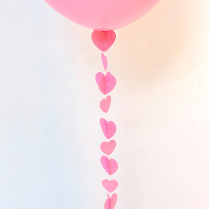 Balloon Tail | Pink Heart Balloon Decoration | Pretty Little Party  Anagram