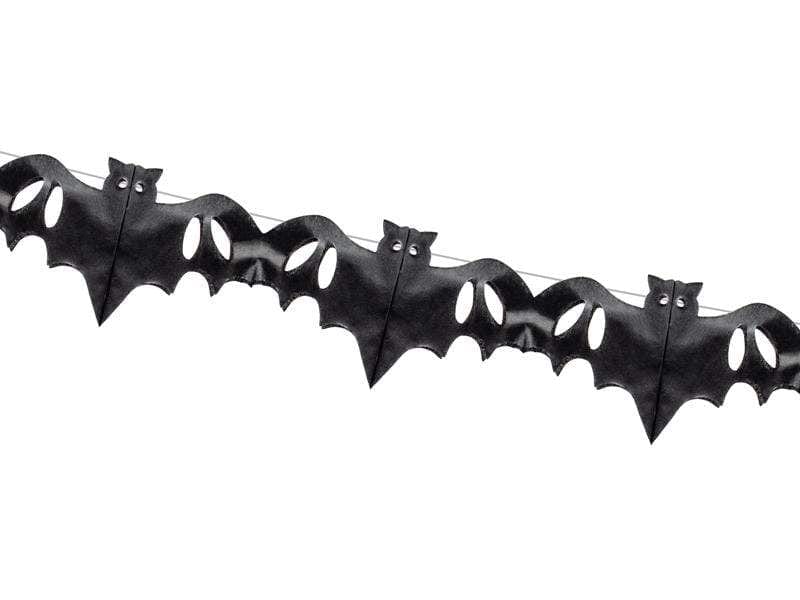 Bat Paper Garland | stylish Halloween Decoartions UK Party Deco