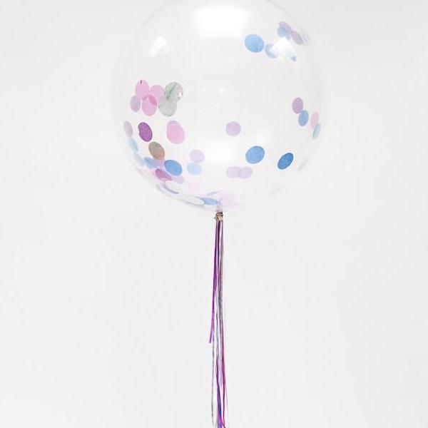 Bespoke Confetti Filled Balloons | Custom Made Balloons | Big Balloons Pretty Little Party Shop