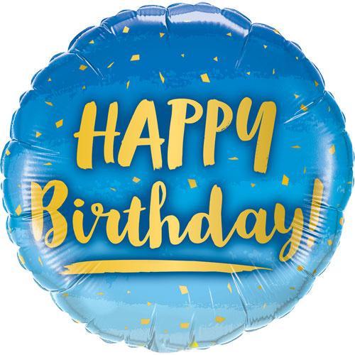 Birthday Balloon blue | Birthday Helium Balloon UK Qualatex