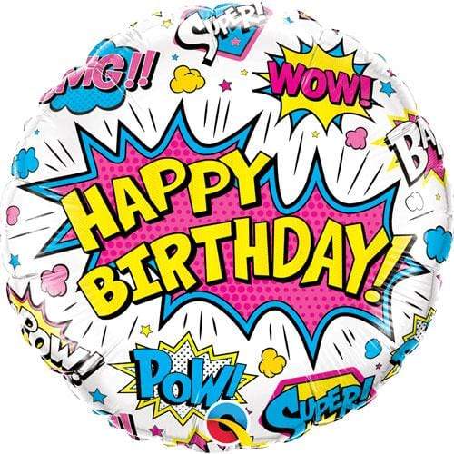 Birthday Balloon Superhero Party | Superhero Helium Balloon UK Qualatex