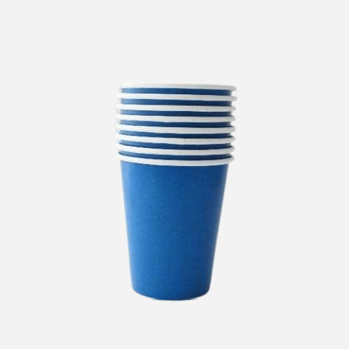 Plain Blue Party Cups UK