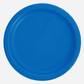 Plain Blue Party Paper Plates
