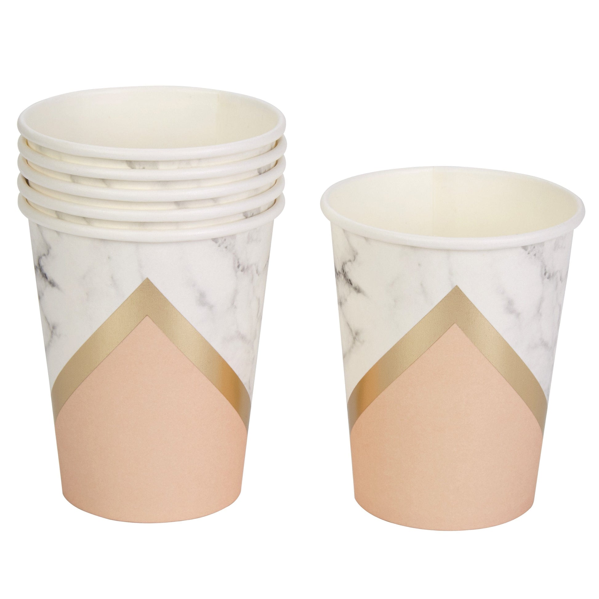Blush Party Cups | Paper Cups for Weddings & Special Occasions neviti