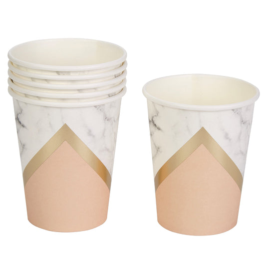 Blush Party Cups | Paper Cups for Weddings & Special Occasions neviti