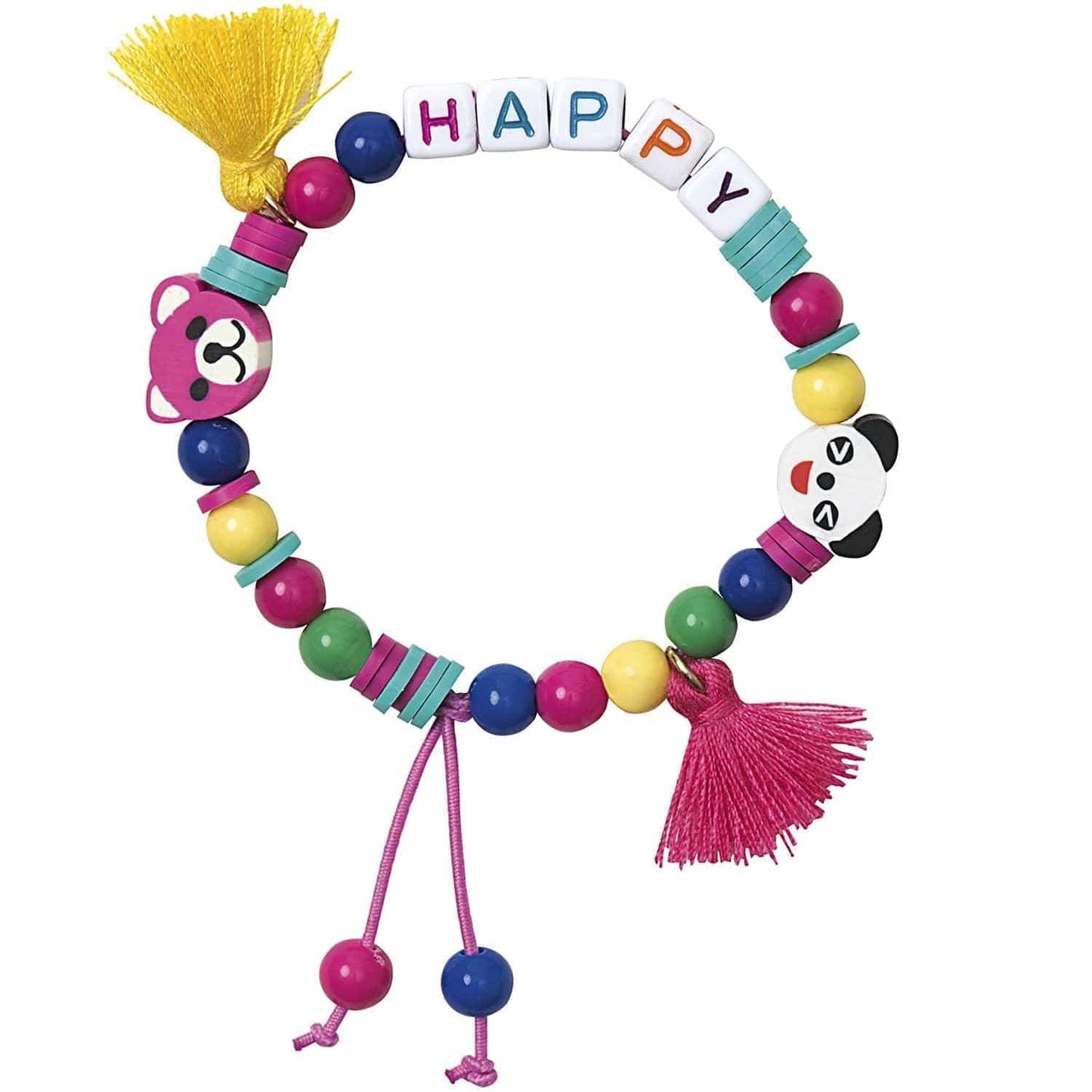 Bracelet Craft Set - Happy | Kids Craft Activities Rico Design