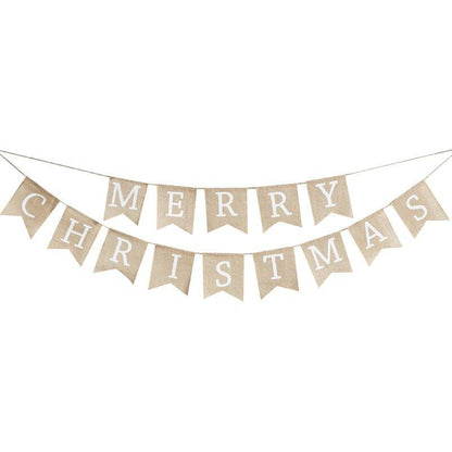 Burlap Christmas Garland | Scandi Style Christmas |  Unique Christmas Ginger Ray