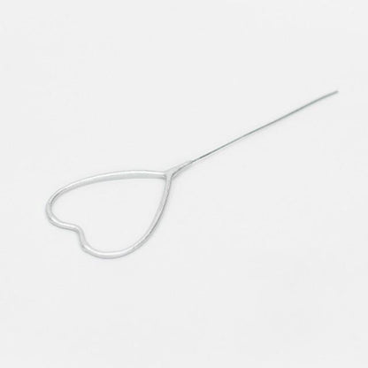 Silver Cake Sparkler Heart | Cake Candles and Sparklers Unique