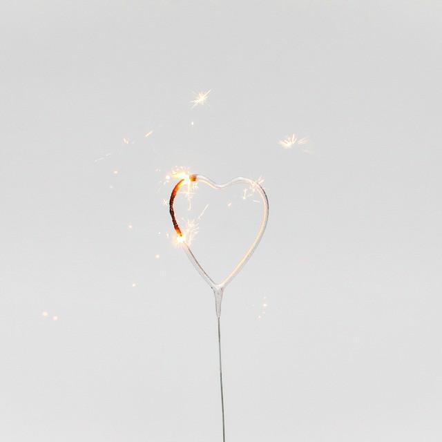 Silver Cake Sparkler Heart | Cake Candles and Sparklers Unique