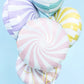 Candy Swirl Balloon | Lollipop Candy Balloon Pastel Blue Party Deco