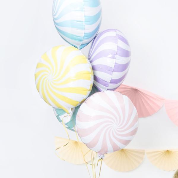 Candy Swirl Balloon | Lollipop Candy Lilac | Online Balloonery Party Deco