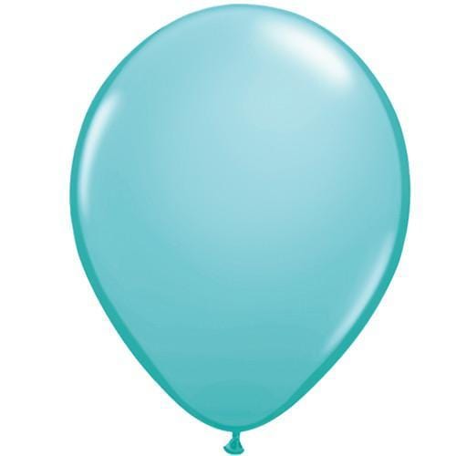 Caribbean Blue Balloons | Plain Latex Balloons | Online Balloonery Qualatex