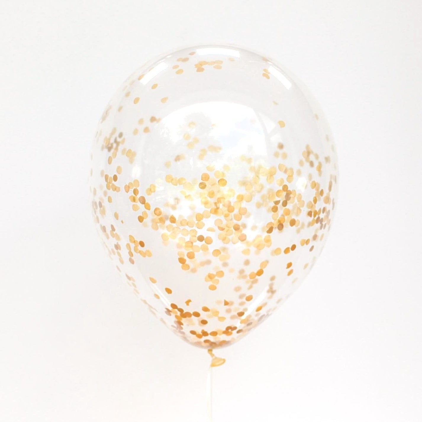 Confetti Balloons Kit Gold confetti Balloons Pretty Little Party Shop