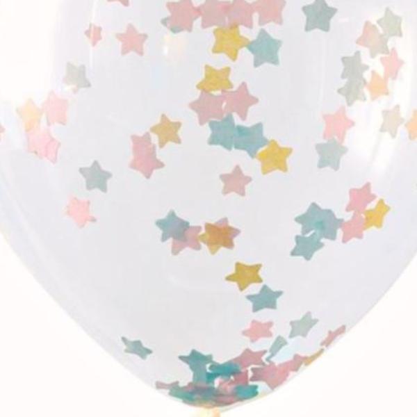Confetti Balloons Kit | Pastel Confetti Filled Balloons Unique