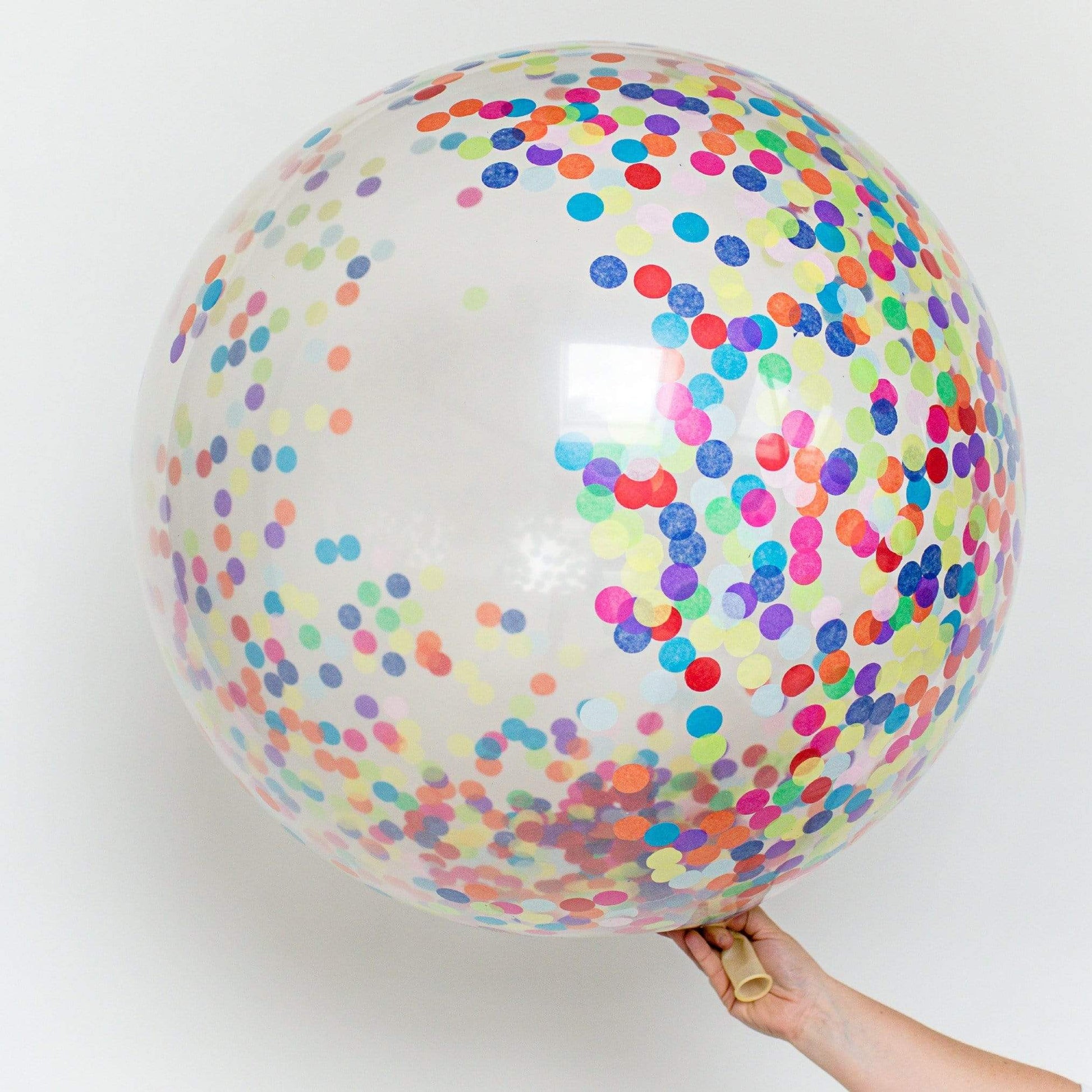 Confetti Balloons | Rainbow Confetti Filled Balloons UK Pretty Little Party Shop