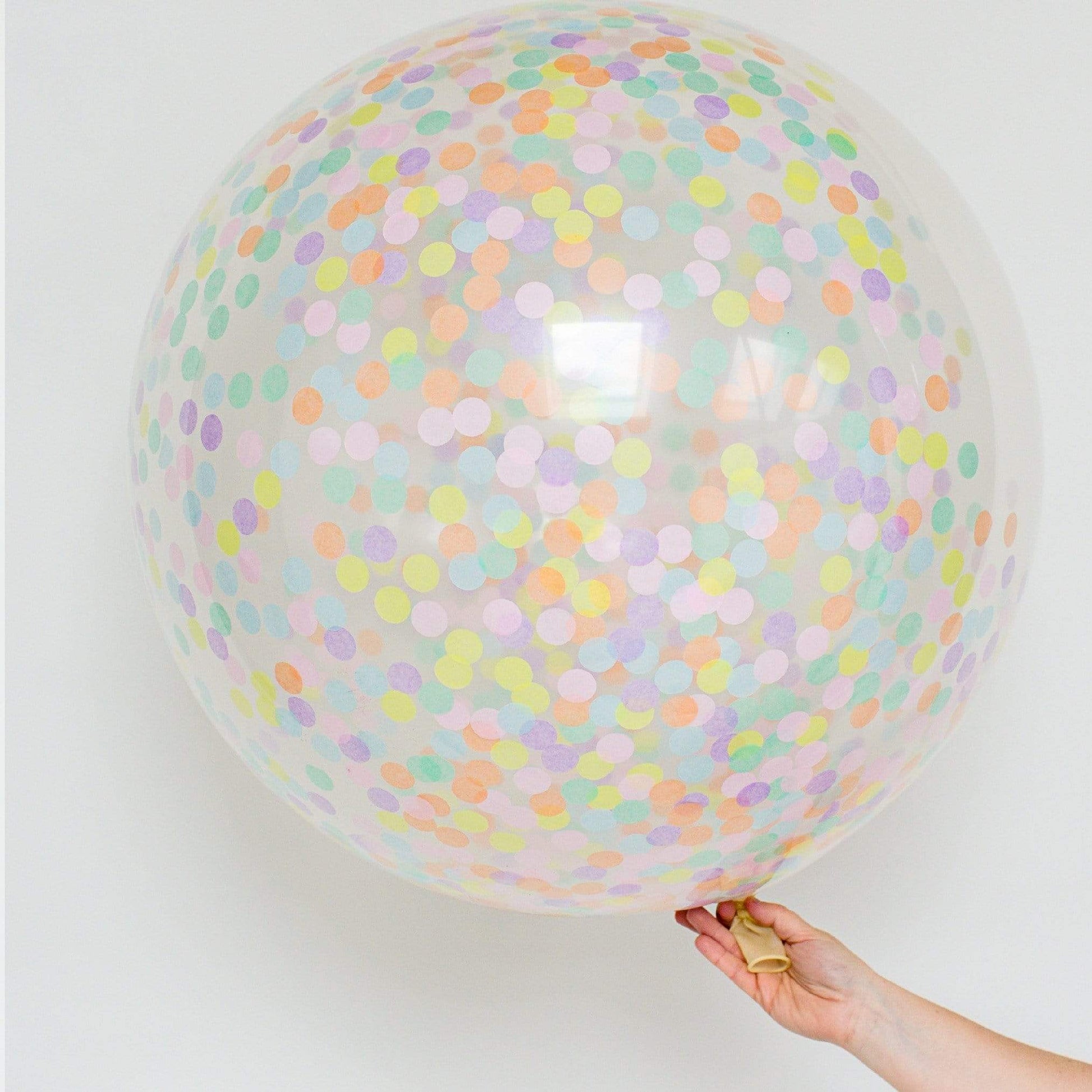 Confetti Balloons | Pastel Confetti Filled Balloons UK Pretty Little Party Shop