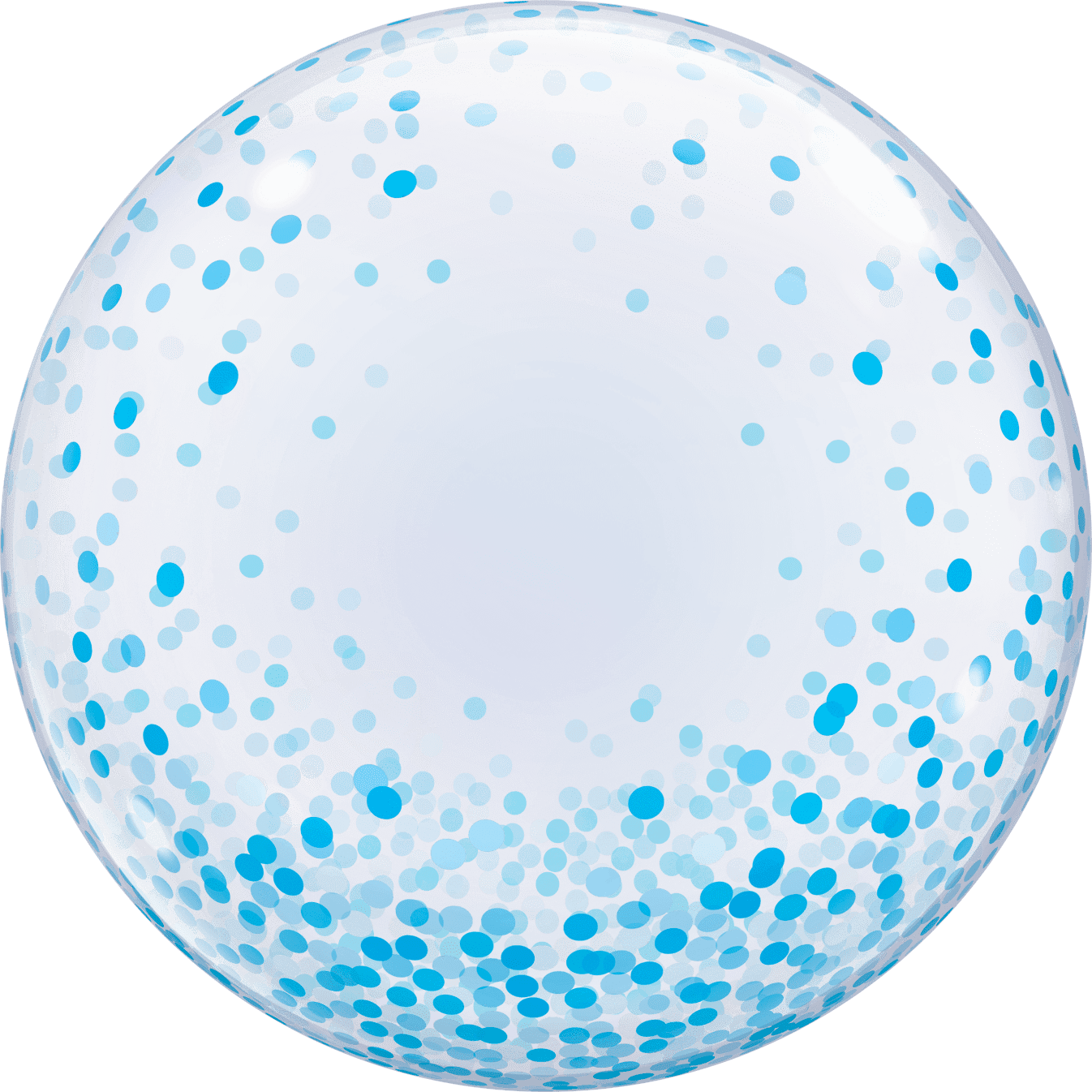 Confetti Bubble Balloon | Qualatex Bubble Balloons UK Qualatex
