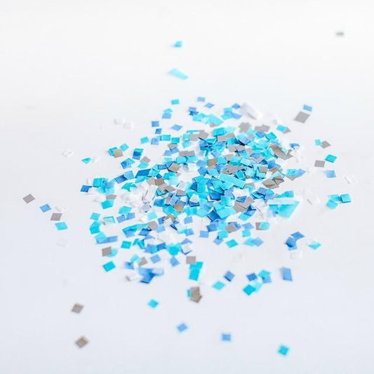 Blue Confetti Sprinkles | Paper Confetti | Wedding Confetti Pretty Little Party Shop