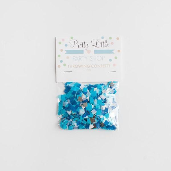 Blue Confetti Sprinkles | Paper Confetti | Wedding Confetti Pretty Little Party Shop