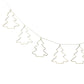 Metal Christmas Tree Garland | Contemporary Christmas Decorations UK Ginger Ray