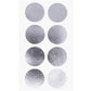Silver Round Sticker Labels For Gifting and Party Bags Rico Design