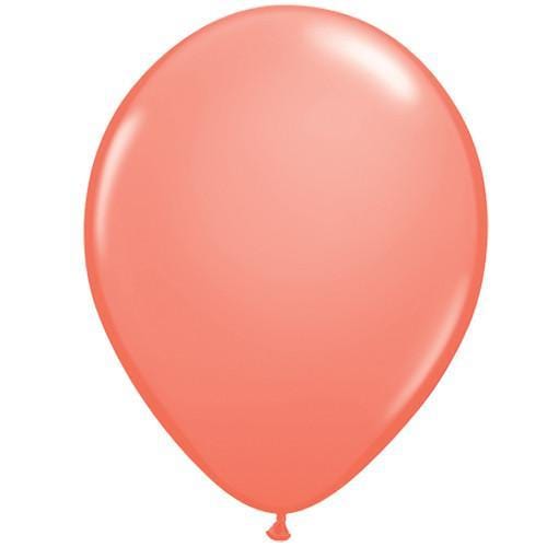 Coral Balloons | Plain Coloured Latex Balloons | Online Balloonery Kalisan