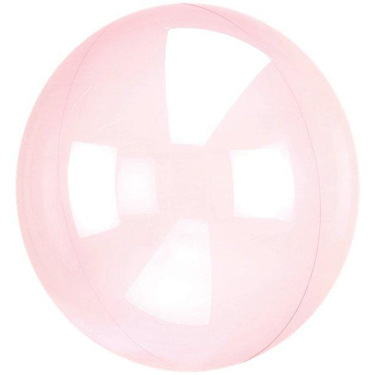 Crystal Clearz Transparent Balloon | Pink Clear Round  Event Balloons Amscan