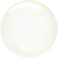 Crystal Clearz Transparent Balloon | Yellow Clear Round  Event Balloons Amscan