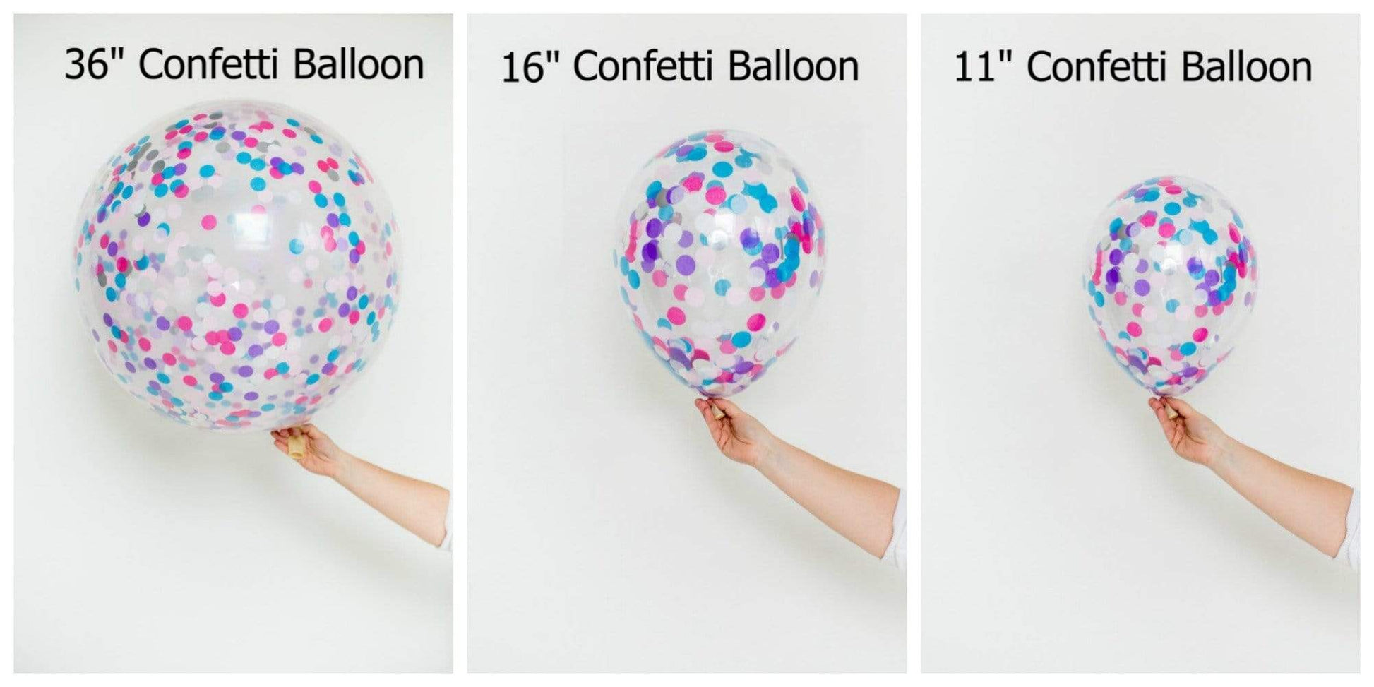 Bespoke Confetti Balloons | Custom Made Confetti Filled Balloons UK Pretty Little Party Shop