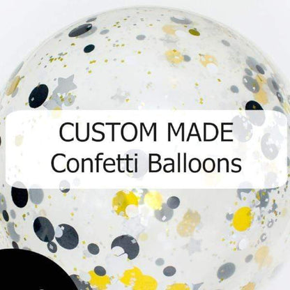 Bespoke Confetti Balloons | Custom Made Confetti Filled Balloons UK Pretty Little Party Shop