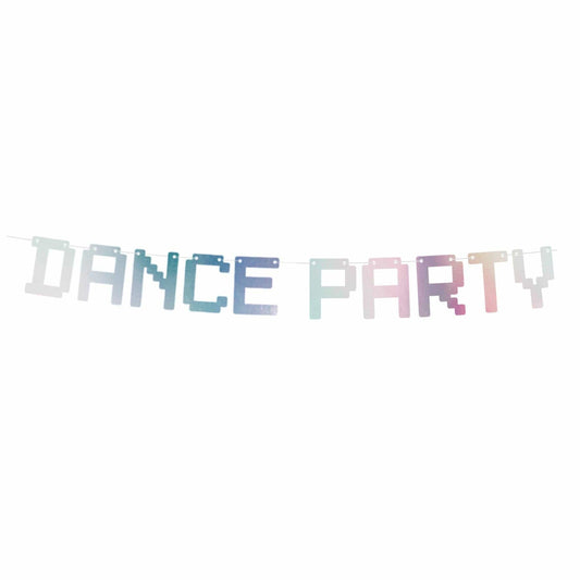 Dance Party Banner | Iridecent Disco Party Decorations Party Deco