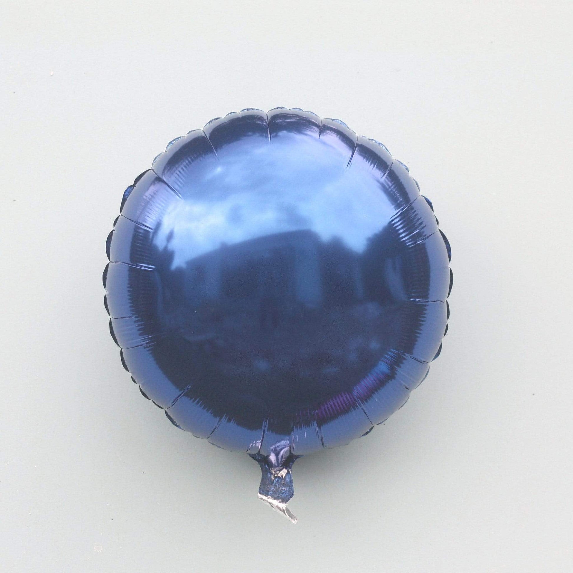 Dark Blue Round Foil Balloon | Helium Balloon | Online Balloonery Qualatex