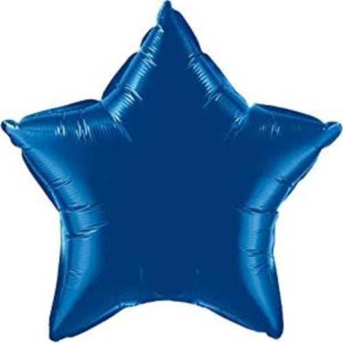 Dark Blue Star Foil Balloons | Helium Balloons | Online Balloonery Qualatex
