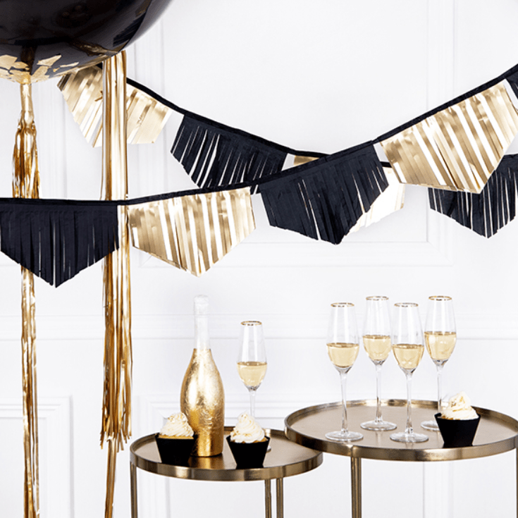 Art Deco Scallop Garland | New Year and Cocktail Party Decor Party Deco