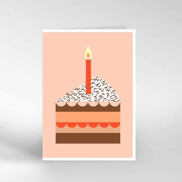 Dicky Bird Cards - Chocolate Cake Card | Birthday Cards UK Dicky Bird
