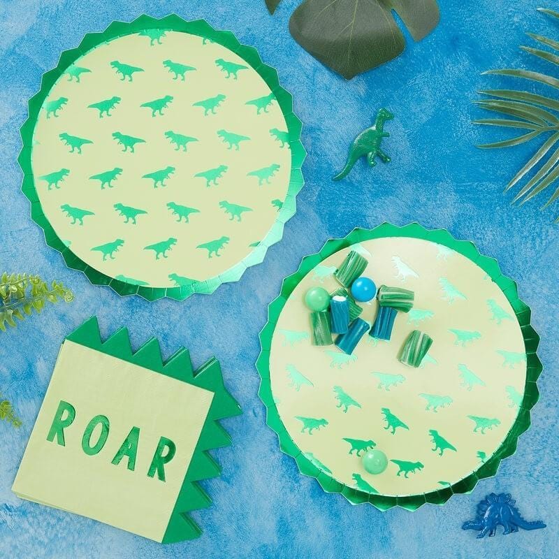Dinosaur Party Plates | Dinosaur Party Supplies | GingerRay Ginger Ray