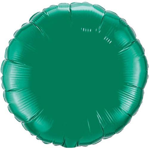 Emerald Green Round Foil Balloon | Helium Balloon | Online Balloonery Qualatex