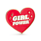 Enamel Pin Girl Power Badge | Party bag Filler Party Deco