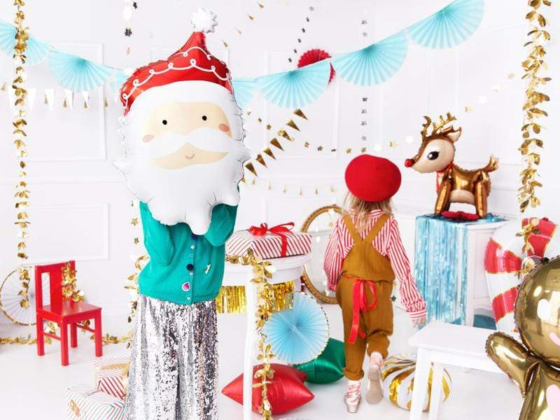 Father Christmas Balloon | Santa Balloons | Christmas Helium Online Party Deco
