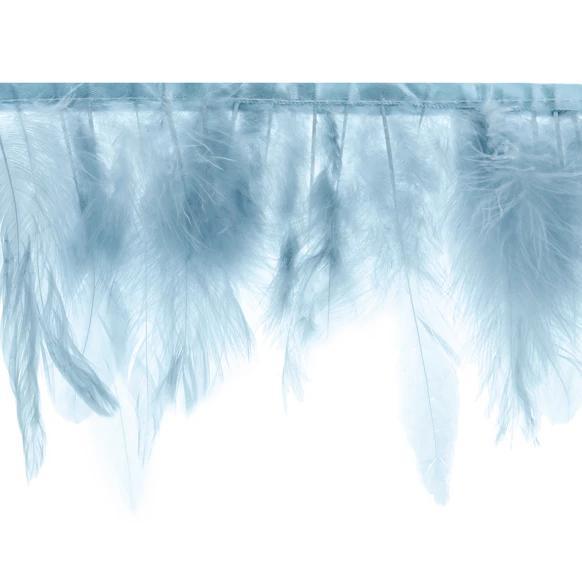 Blue Feather Garland | Feather Party Supplies UK Party Deco
