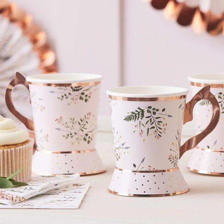 Afternoon Tea Party Paper Cups by Ginger Ray Ginger Ray