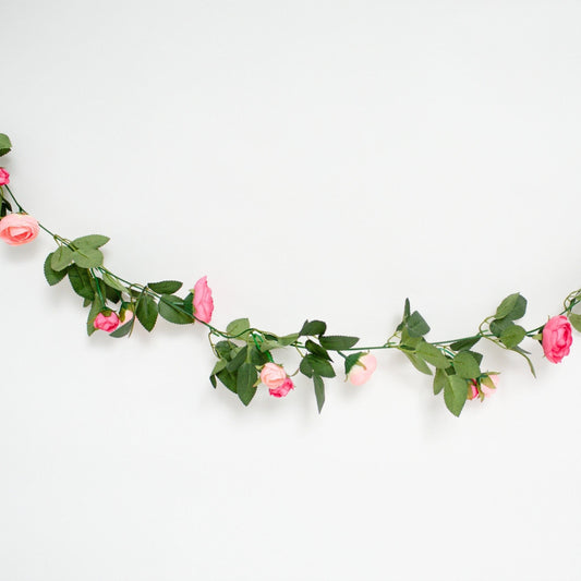 Flower Garland Pink | Artificial Flowers & Foliage for Parties Ginger Ray