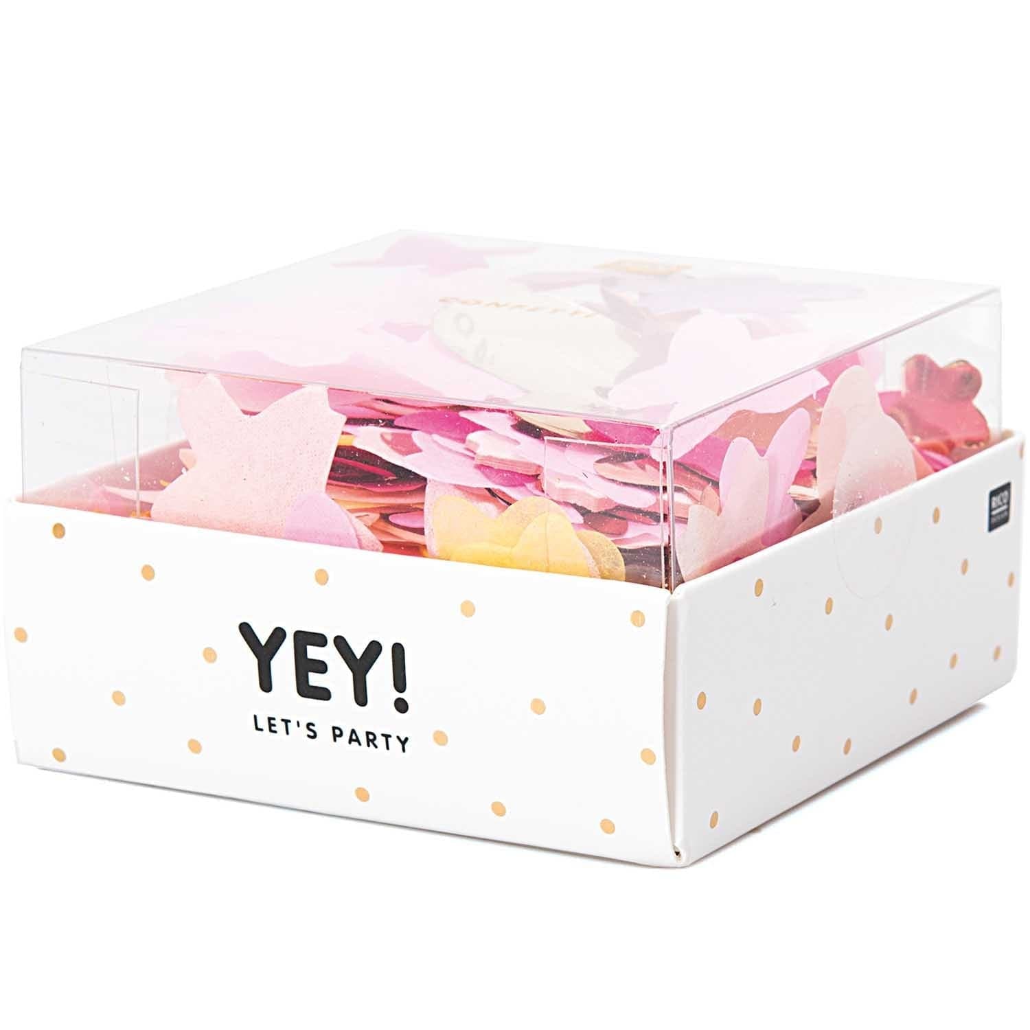 Flower shaped Confetti | Pink Party Confetti  | Pretty Little Party YEY! Lets Party