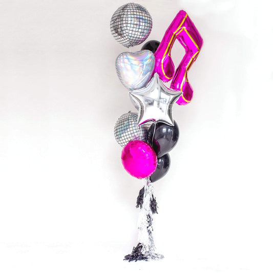 Giant Balloon Bouquet Kit | Disco Party | Big Bunch of Balloons UK Pretty Little Party Shop