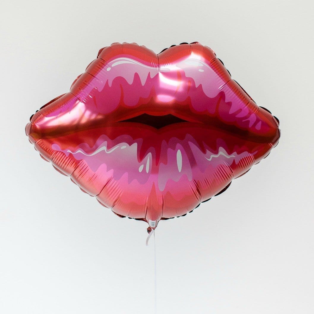 Giant Lips Balloon | Kiss Helium Balloon | Online Balloonery Qualatex