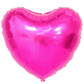 Giant Raspberry Pink Heart Foil Balloon | Large Heart Helium Balloons Qualatex