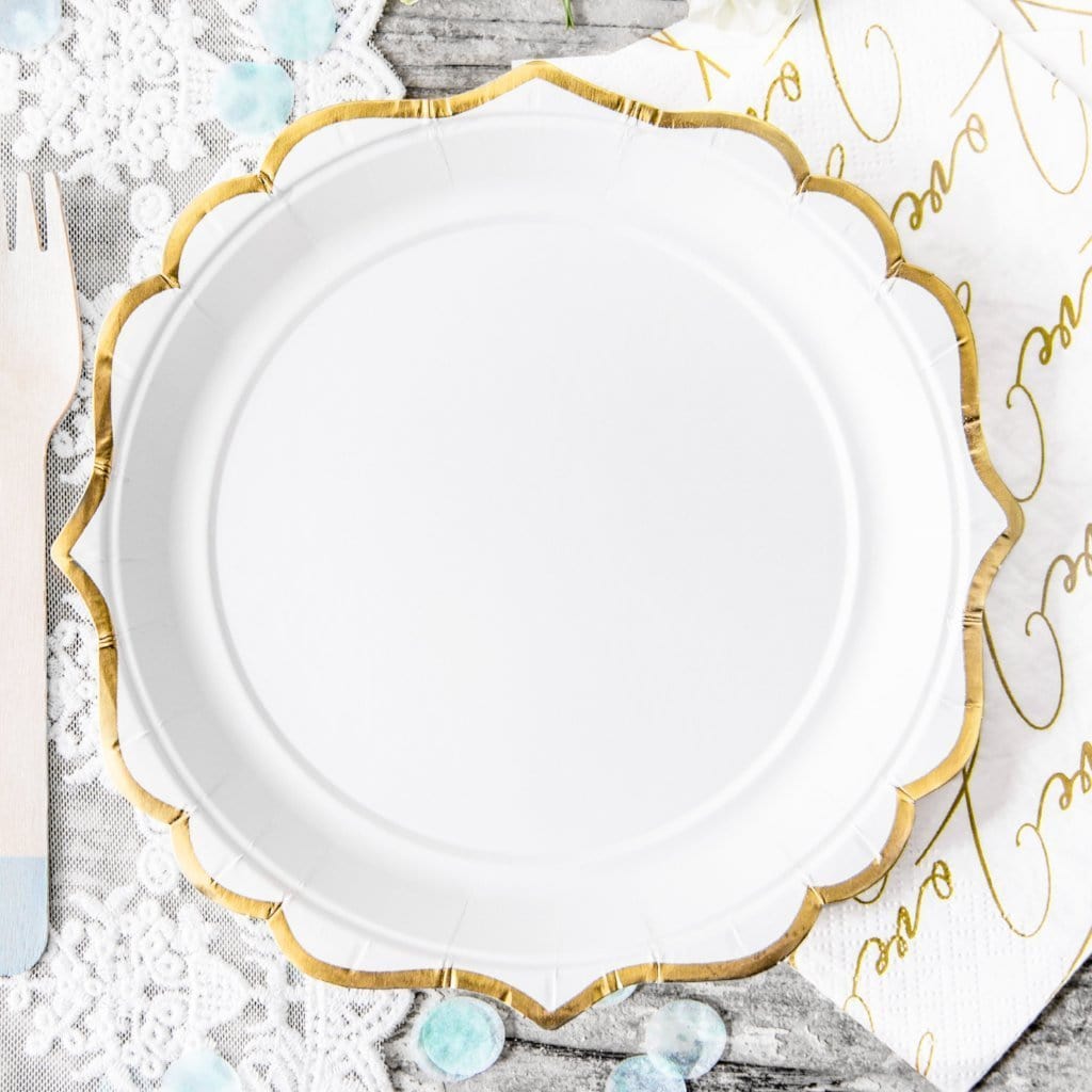 Stylish Paper Plates | Wedding Paper Plates | Stylish Party Supplies Party Deco