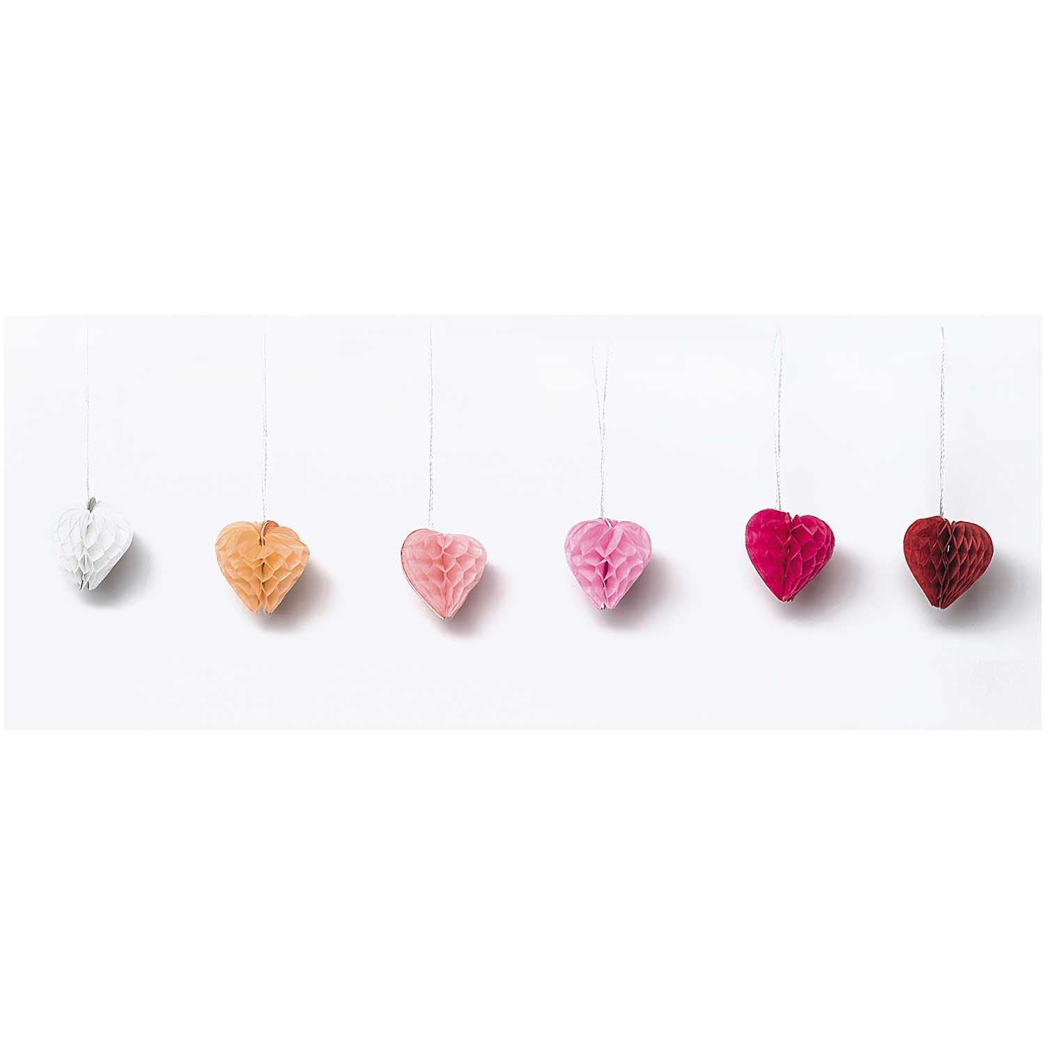 Mini Honeycomb Heart Decorations | The best Paper Honeycomb Balls Rico Design