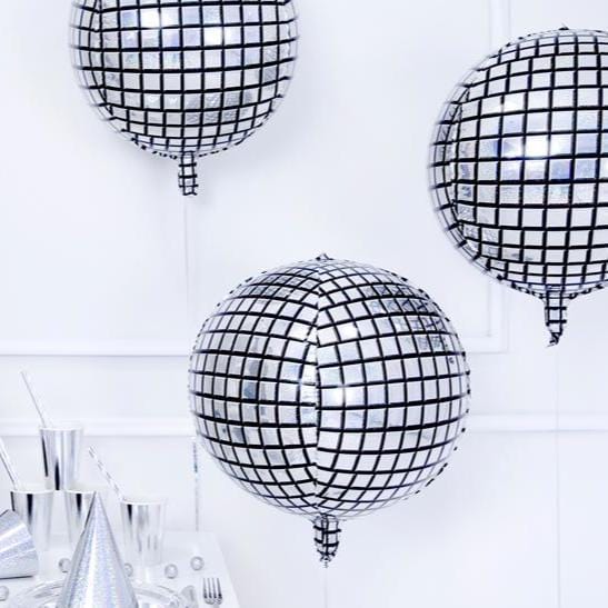 Giant Disco Ball Balloon Fun Foil Balloons Helium Balloons Online Pretty Little Party Shop